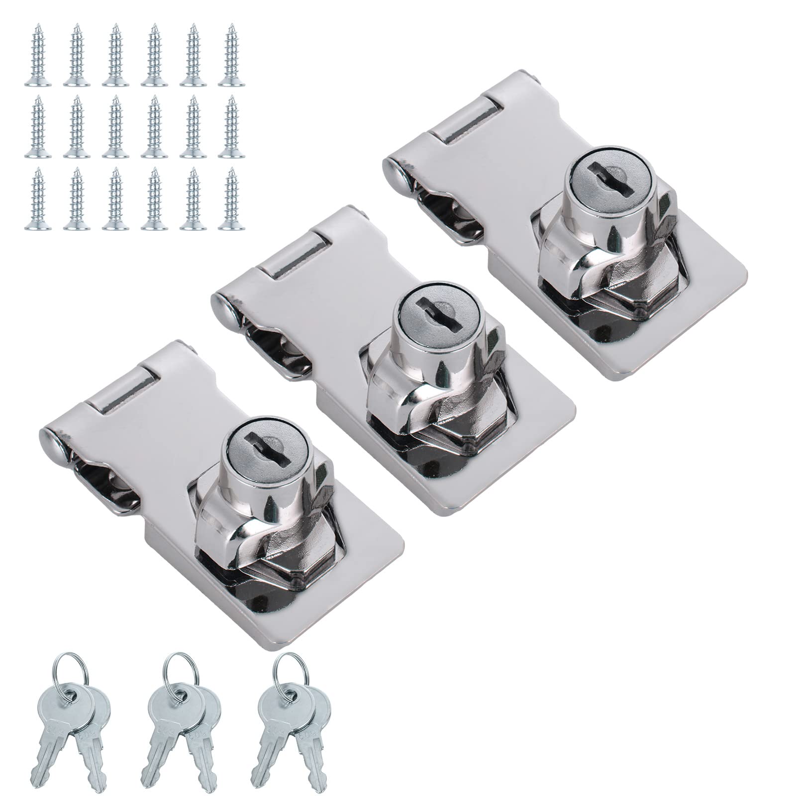 Amazon | やぬき ドアロック 【3個セット】 引き出しロック（65mm×31mm